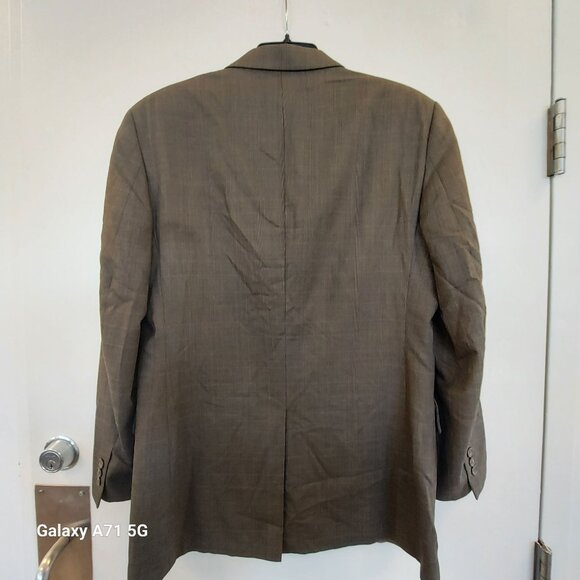 Jos A Banks Men Multi Color Blazer 95% Wool 5% Cashmere Lined 3 Front Pockets 3 - Picture 2 of 8